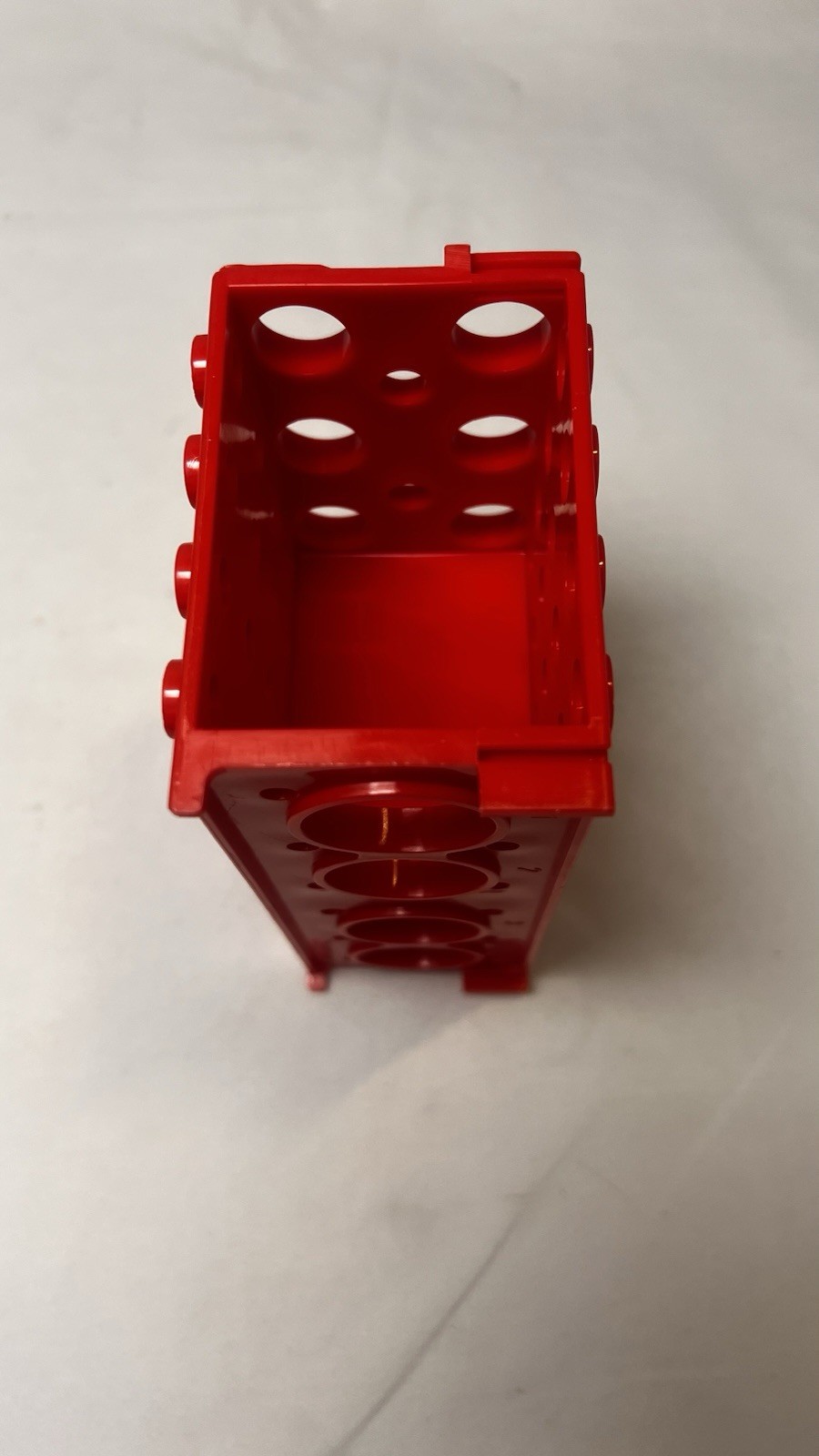 Lot of 8 Plastic Test Tube Racks Lab Holder Mixed Sizes Colors