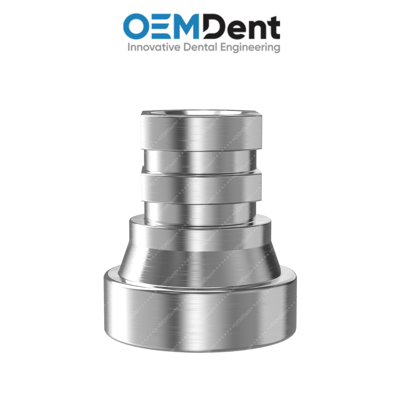 Dental Short Titanium Sleeve Compatible Multi Unit Abutment 1.4mm Int Hex