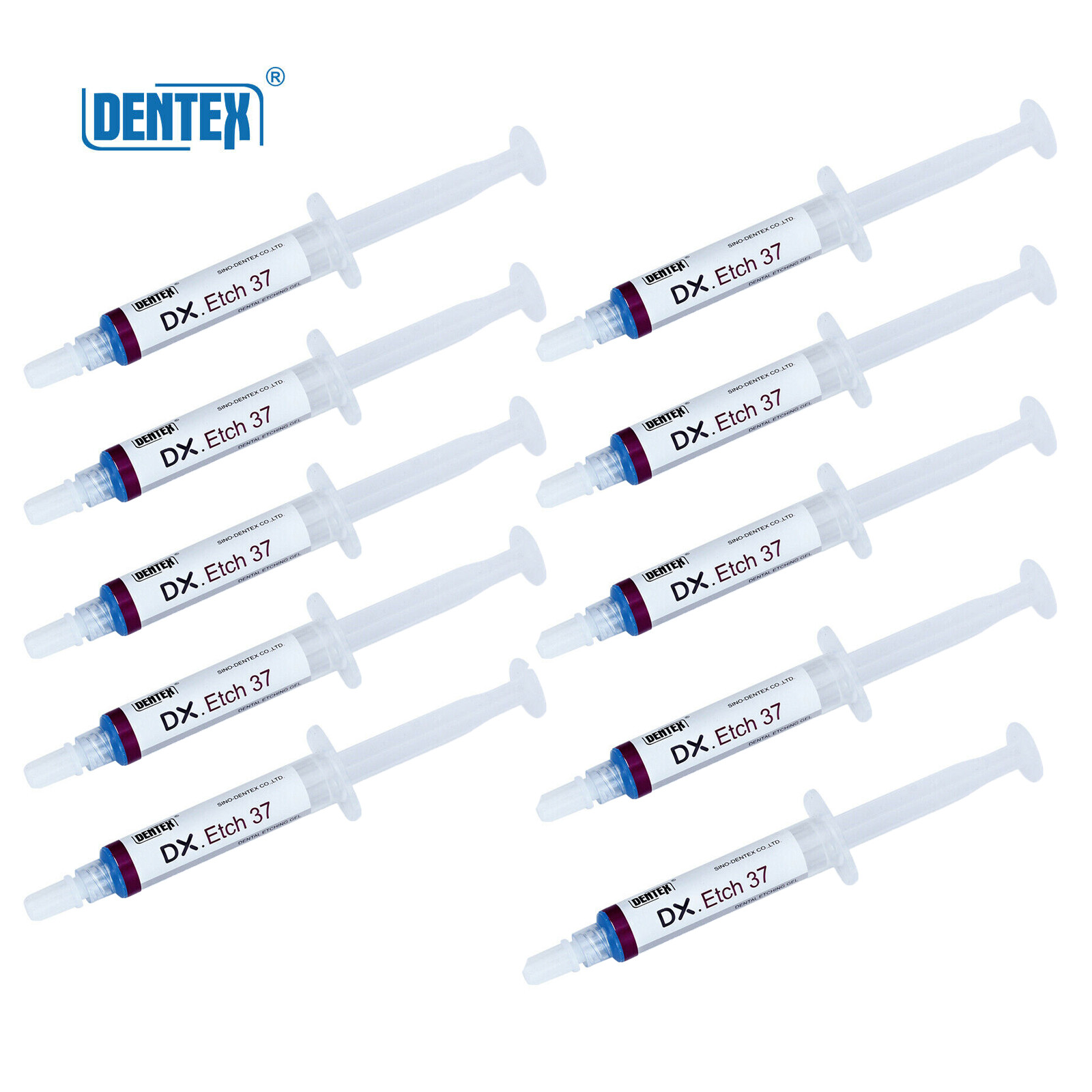 DENTEX DX Dental Etchant 37% Acid Etching Silica Gel Syringe 5ml Composite Resin