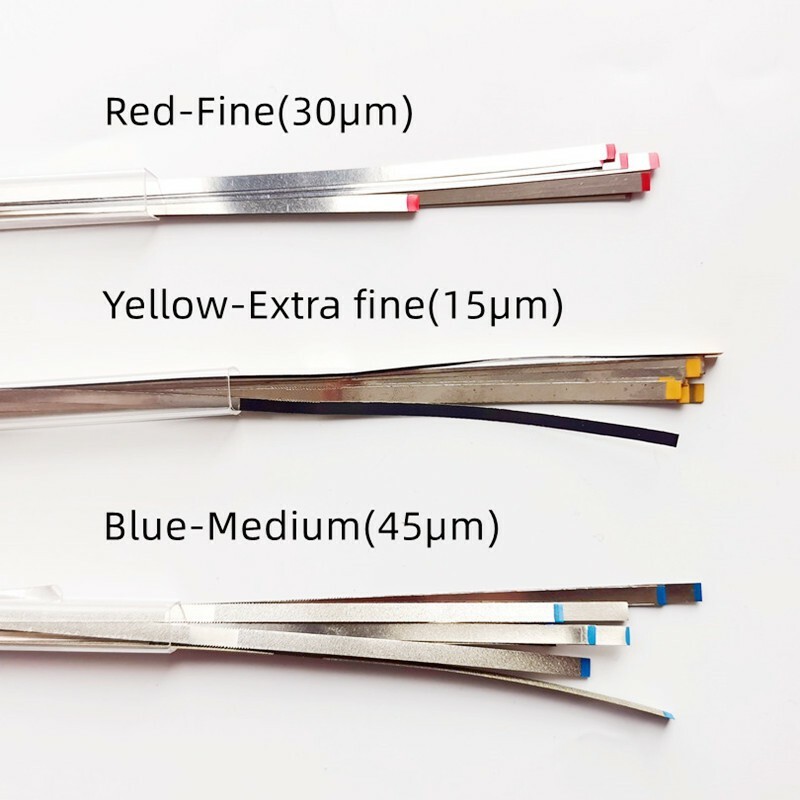 Dental Saw Diamond Polishing Finishing Strips Orthodontic Metal Sand IPR Fine