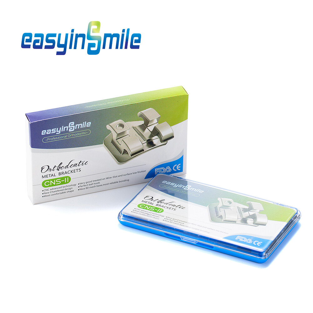 10x Dental Orthodontic Bracket Metal Brace Roth 022 345 Hook MINI MIM Mesh Base