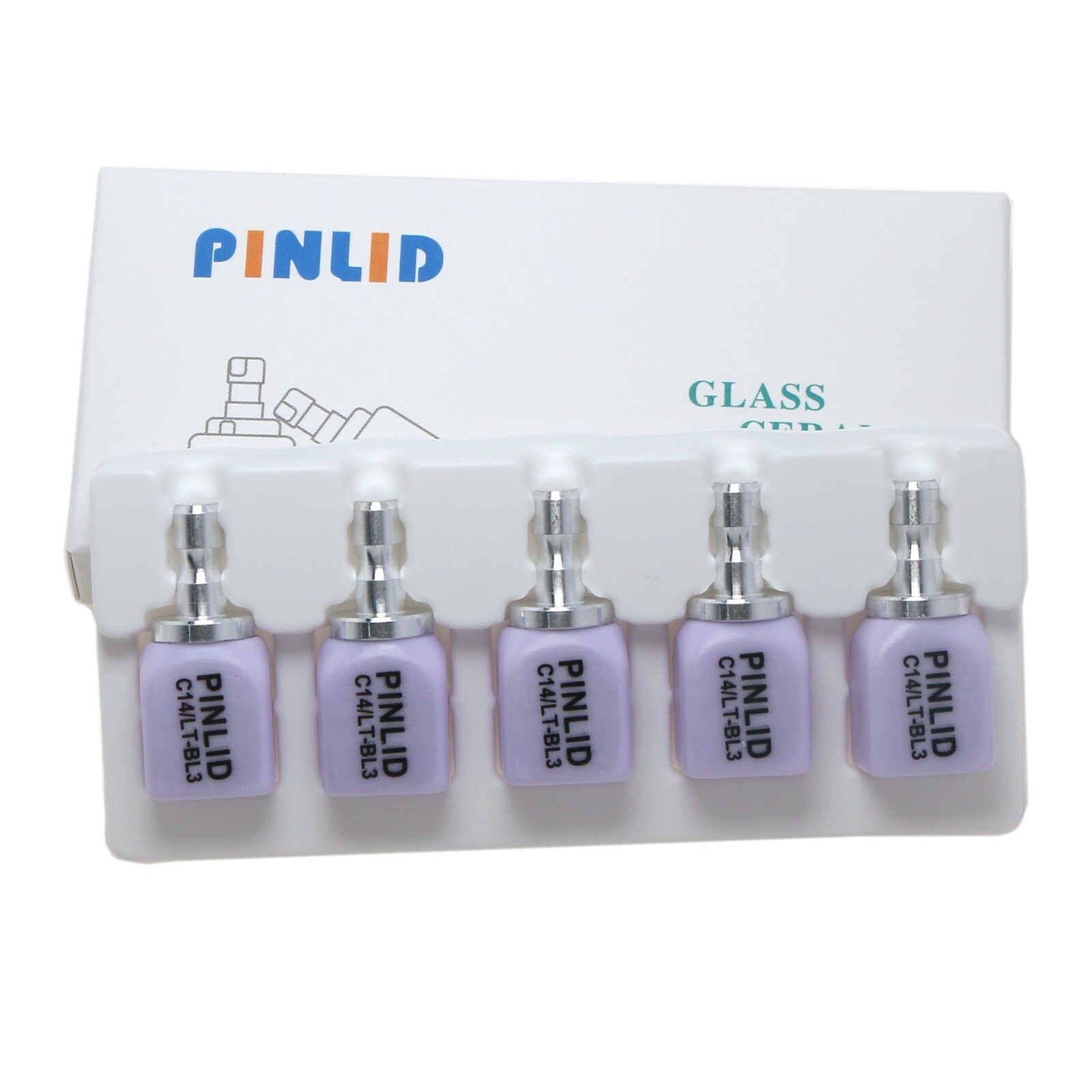 US Glass Ceramic Emax CAD CAM Block LT C14 Dental Lithium Dislicate Blocks CEREC