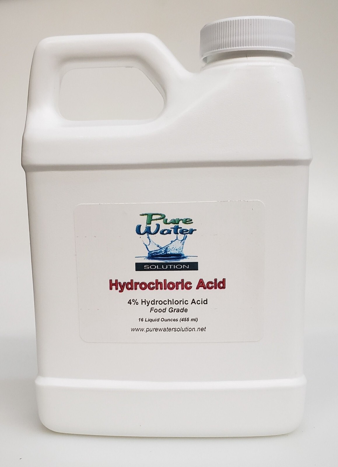 4% Hydrochloric Acid Solution 16oz bottle