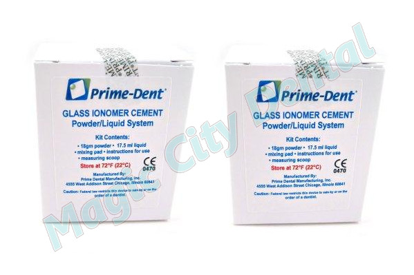 2 Pack – Glass Ionomer Visible Light Cure Kit