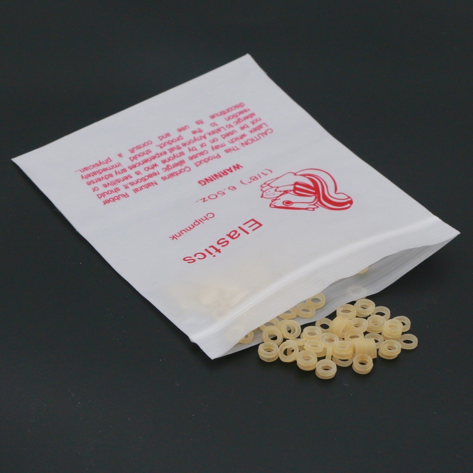 US Orthodontics Dental Elastics Rubber Bands 1/4″,1/8″,3/8″,3/16″,5/16″ 6.5 OZ
