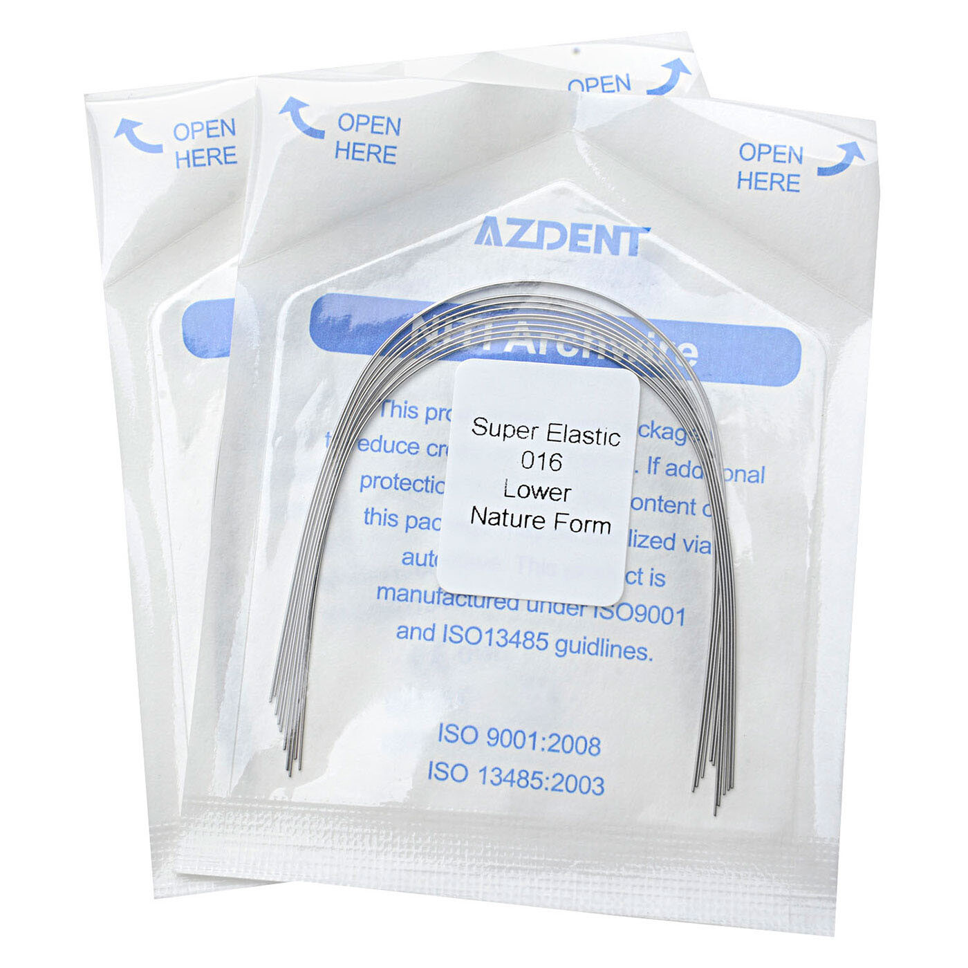 Dental Orthodontic Super Elastic NITI Arch Wire Round Ovoid/Square/Natural