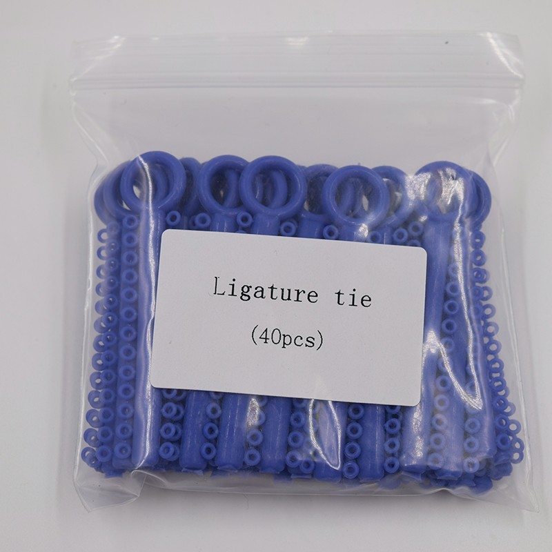 1040Pcs Dental Orthodontic Ligature Ties Elastic Rubber Bands 37 Color To Choice