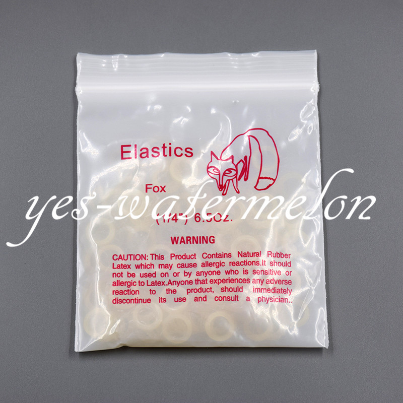 1000 Bands 1/4″ 6.5 Oz Fox – Dental Rubber Band – Braces – Orthondontic Elastics