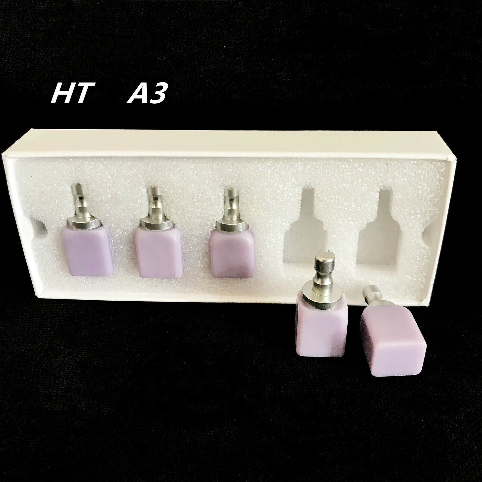 5Pcs/Box Dental Ceramic Lithium Dislicate Blocks Sirona Cerec CAD HT BL A1/2/3