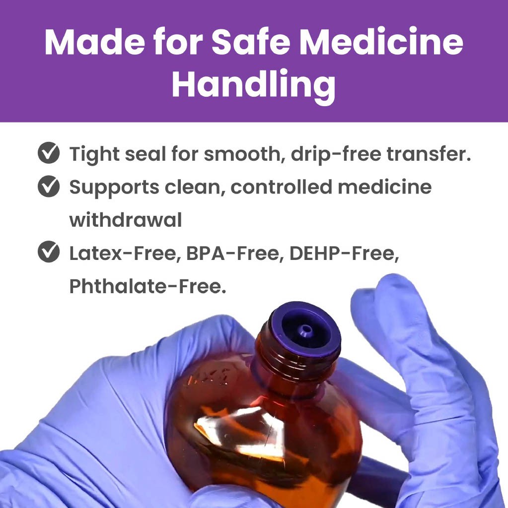 ENFit Medicine Bottle Adapter