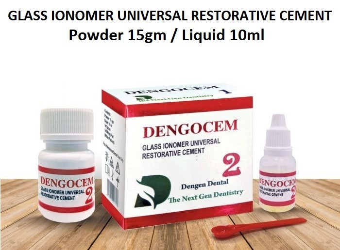 Dental DENGOCEM 2 Self Cure Glass Ionomer Restorative Universal Cement