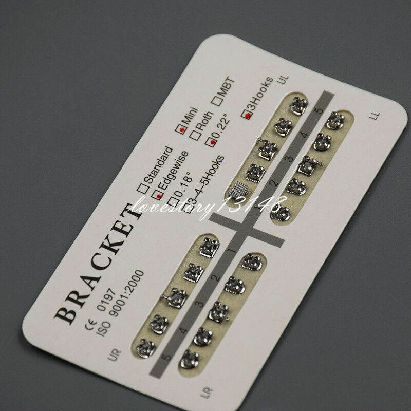 10/20/50 Packs Metal Separable Dental Orthodontic Mini 018/022 Bracket Hook