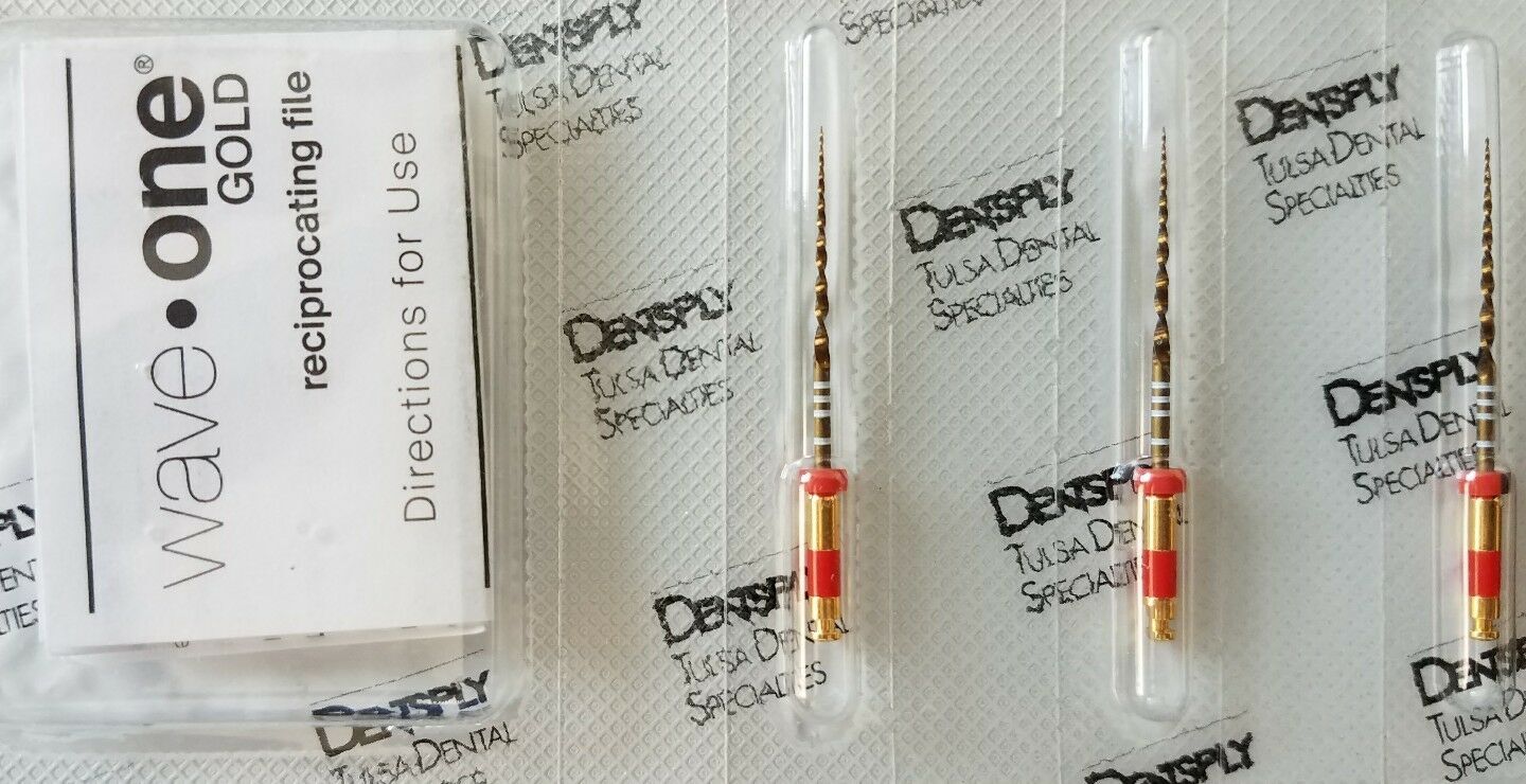 WaveOne Gold Primary 21mm Endodontic Root Canal 3 Files. READ