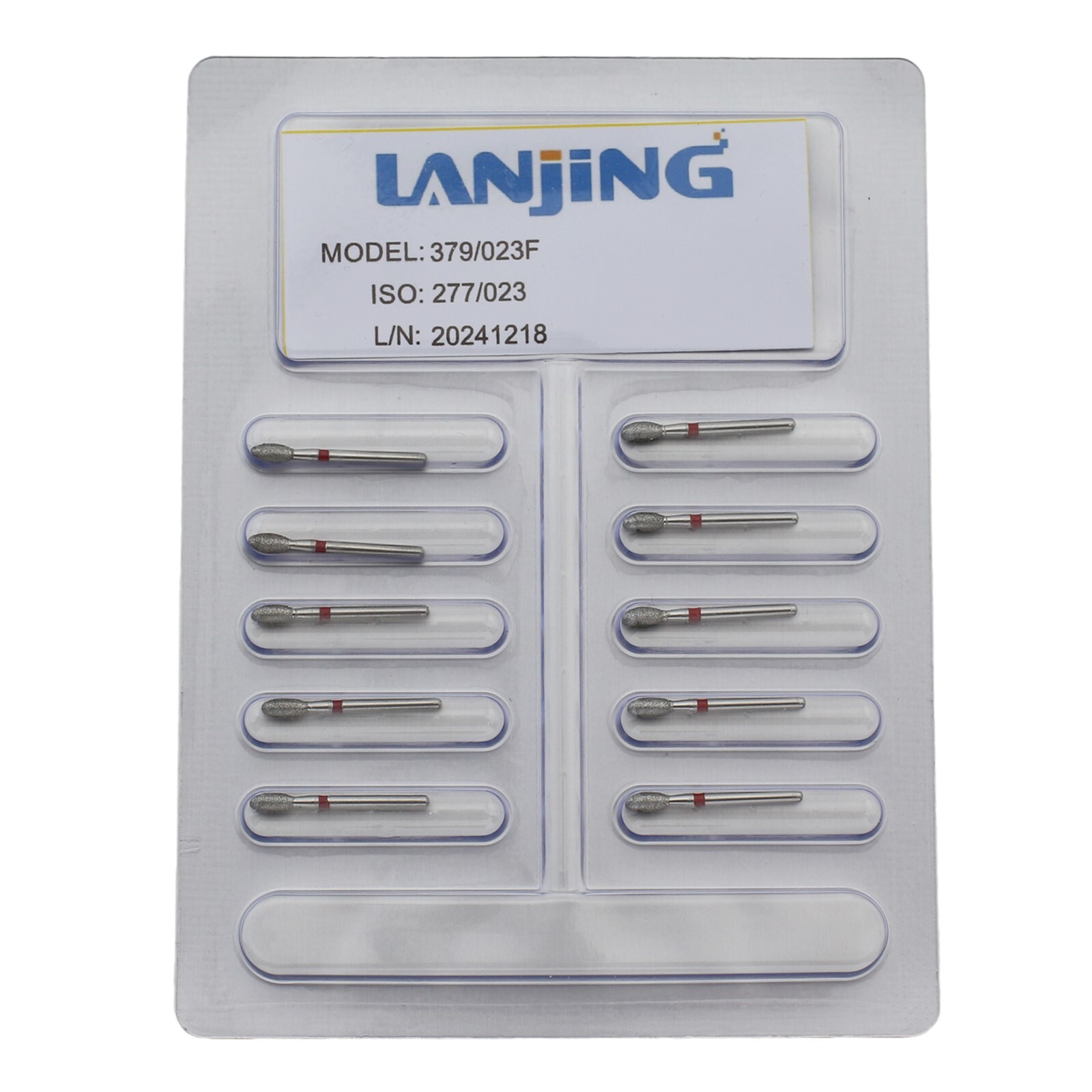 Dental Fine Diamond Bur Football 379/023F FG 277-023 Burs High Speed Burr 10/PK