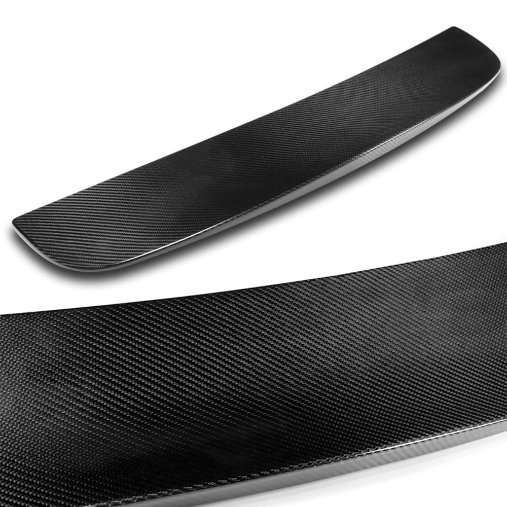 6PCS Front Lip & Rear Spoiler for Tesla Model X 2022-2025 Carbon Fiber ABS Black