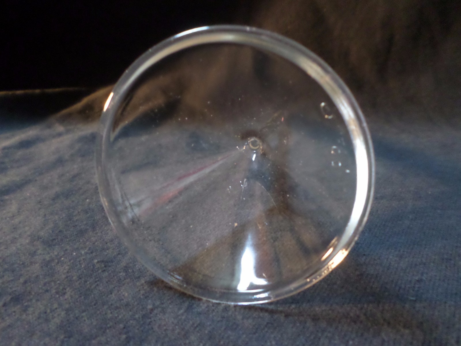 Corning Pyrex Glass 65mm ID 60° Angle Long Stem Filling Funnel