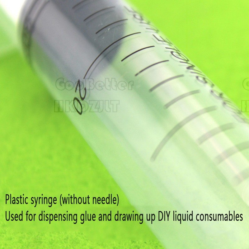 Syringes Plastic for Thick Glue Ink Crafts Dispensing 5ml 10ml 20ml 30ml 50ml