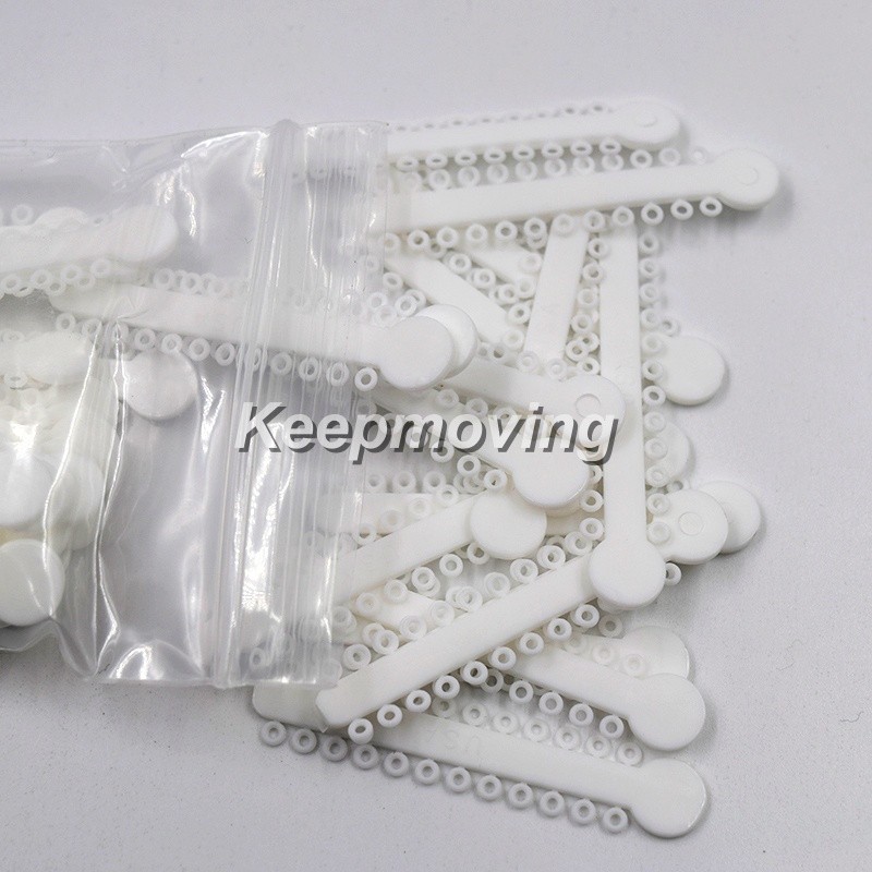 1040 Pcs/Pack Dental Orthodontic Ligature Ties Elastic Rubber Bands 44 Colors