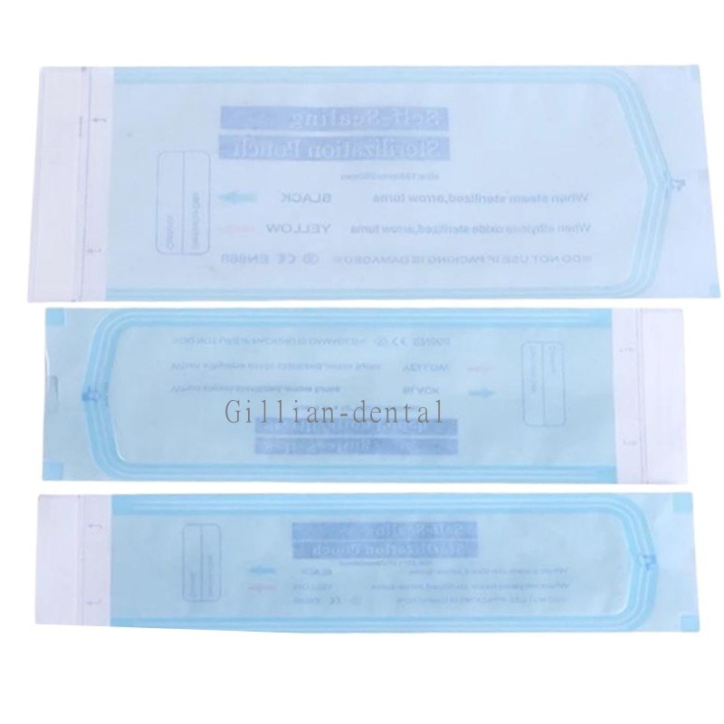200*Self Sterilization Pouches Disposable Pouch Sterilizer Bags Self-sealing Bag