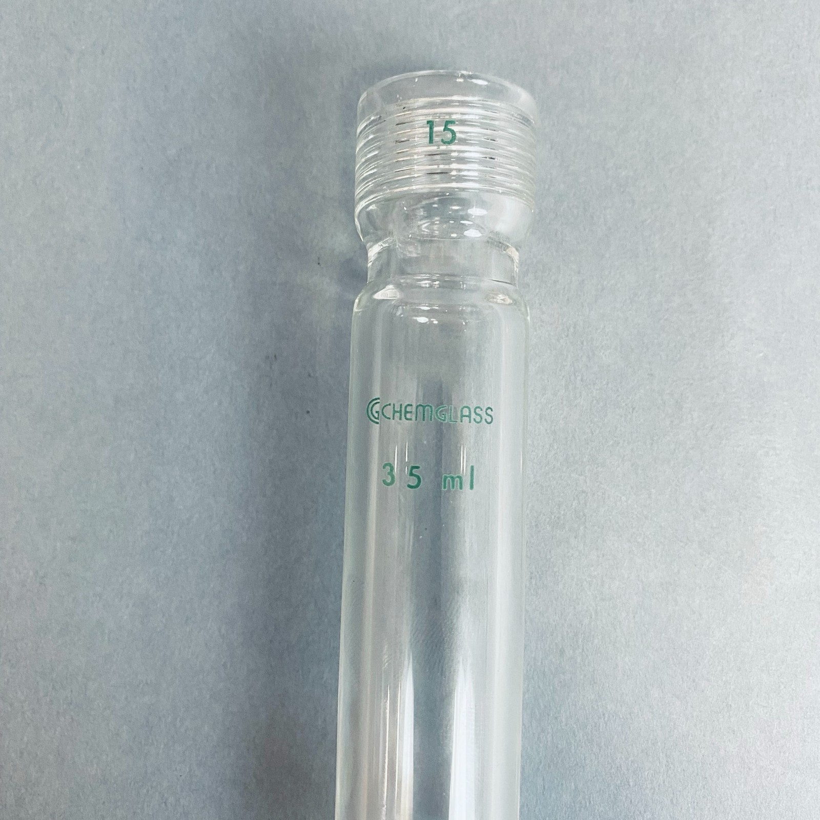 Chemglass Heavy Wall Pressure Vessel 35 ml 25.4 mm OD 190 mm Length Lot of 2