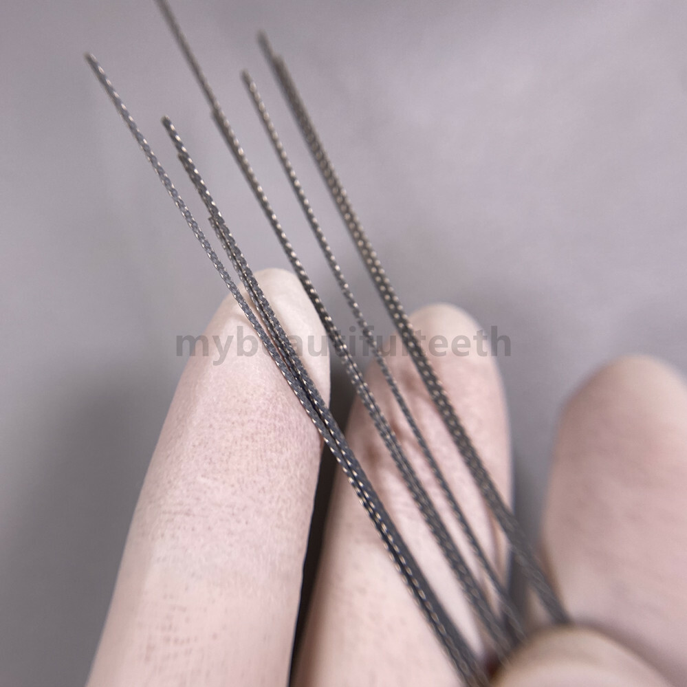 Dental Lingual Retainer Wire Flat Twist Wires Twisted Lingual Brackets S.S