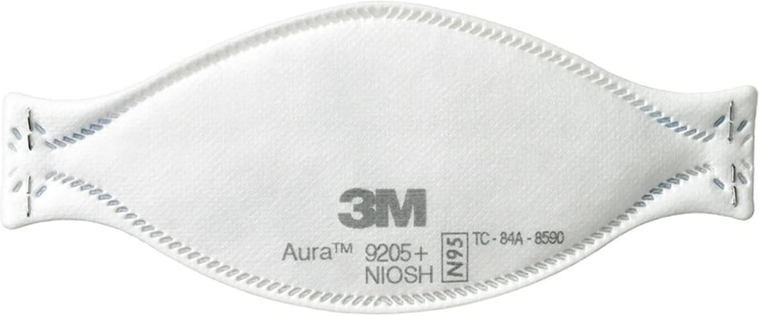 3M™ Aura™ N95 Particulate Respirator, 9205PH-20-DC, 2 Packs of 20 Respirators
