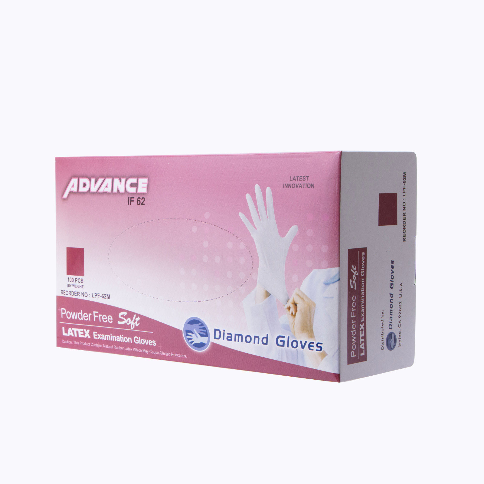 1000 Pcs Latex Exam Gloves White 6 Mil Powder FREE Medical All Size S, M, L, XL