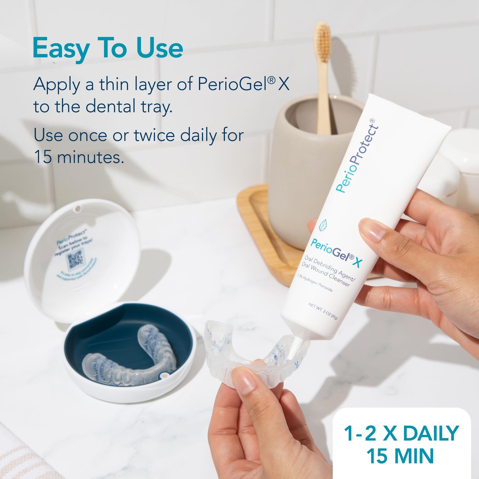 PerioGelX | Periodontal Treatment for Teeth | Promotes 3 Fl Oz (Pack of 1)