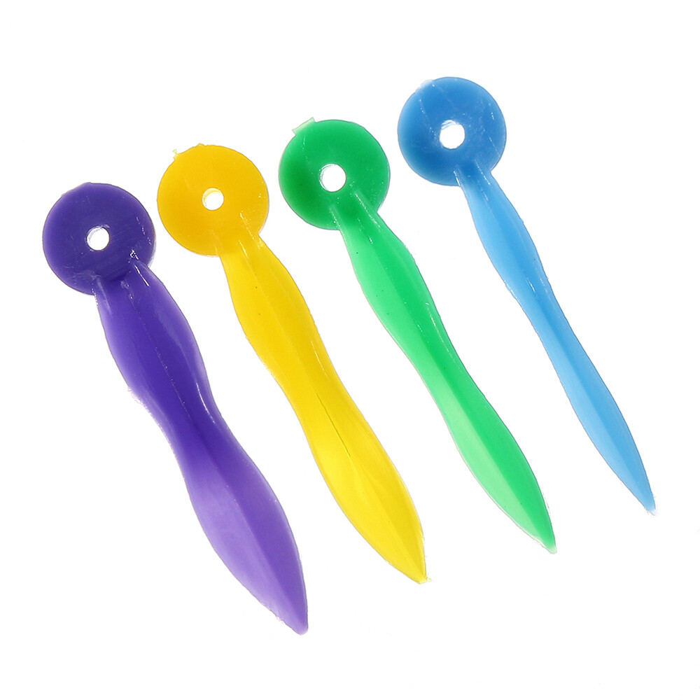 400pcs Dental Plastic Wedges with Hole Dentist Materials 4 Size Teeth Wedges