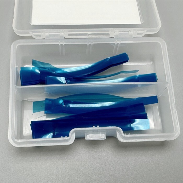 Dental Contoured Anterior Matrix Bands Polyester Blue Strip Restoration Matrices