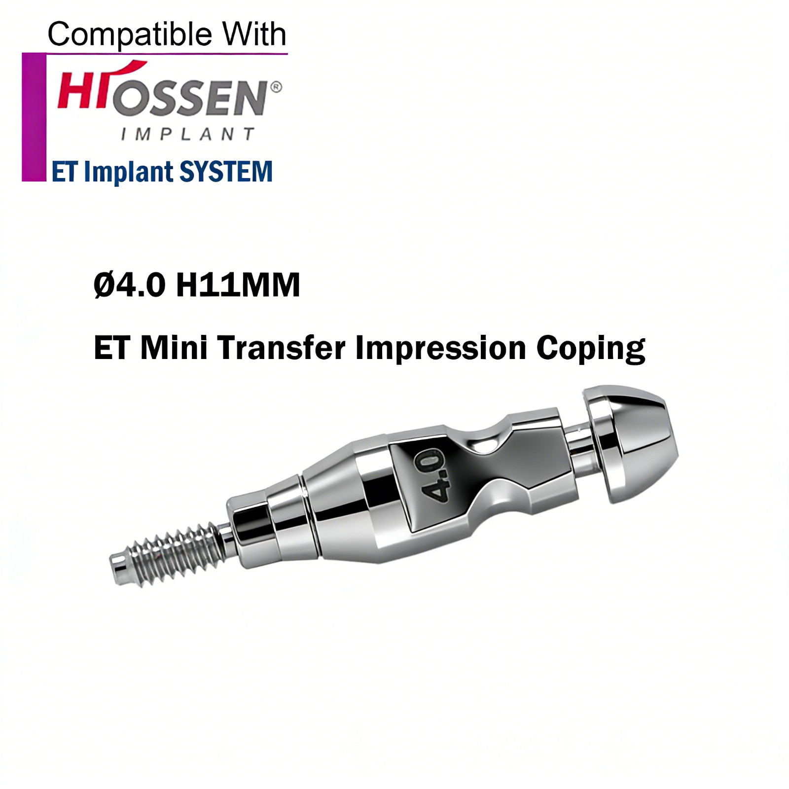 US Dental Open/Closed Tray Transfer Coping Compatible with Hiossen ET Implant