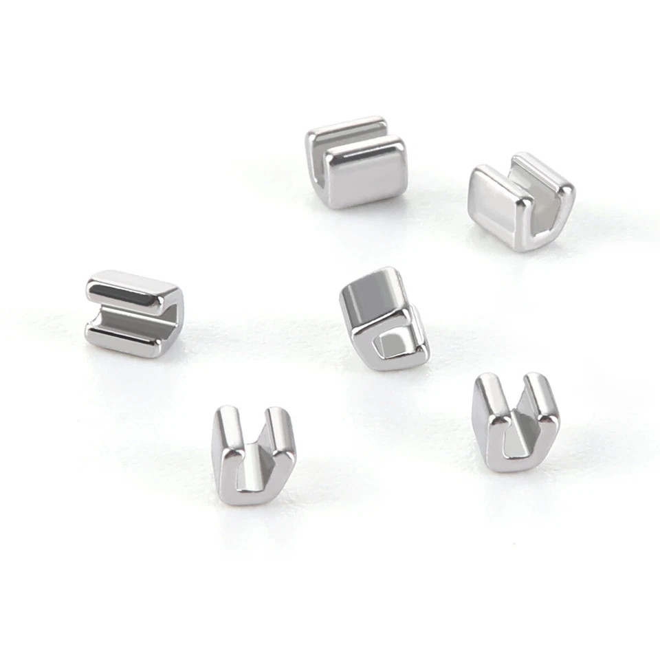 Dental Orthodontic Crimpable Hooks Stops Type 10pcs/pack