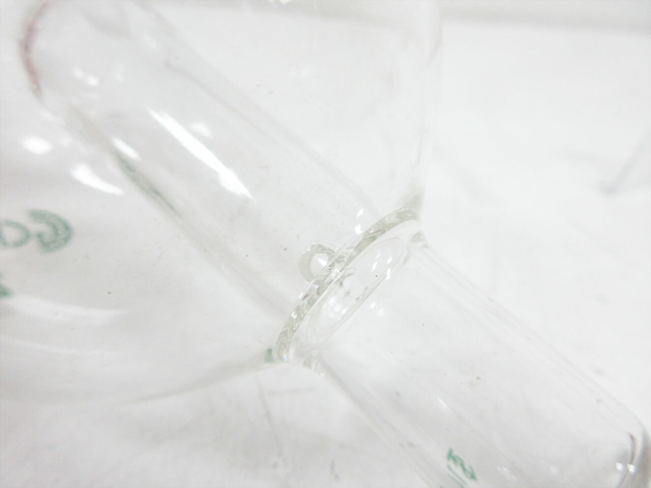 CHEMGLASS CG-1321-04 ROTARY EVAPORATOR BUMP TRAP 250ML 24/40 14/20 ~ HOLES
