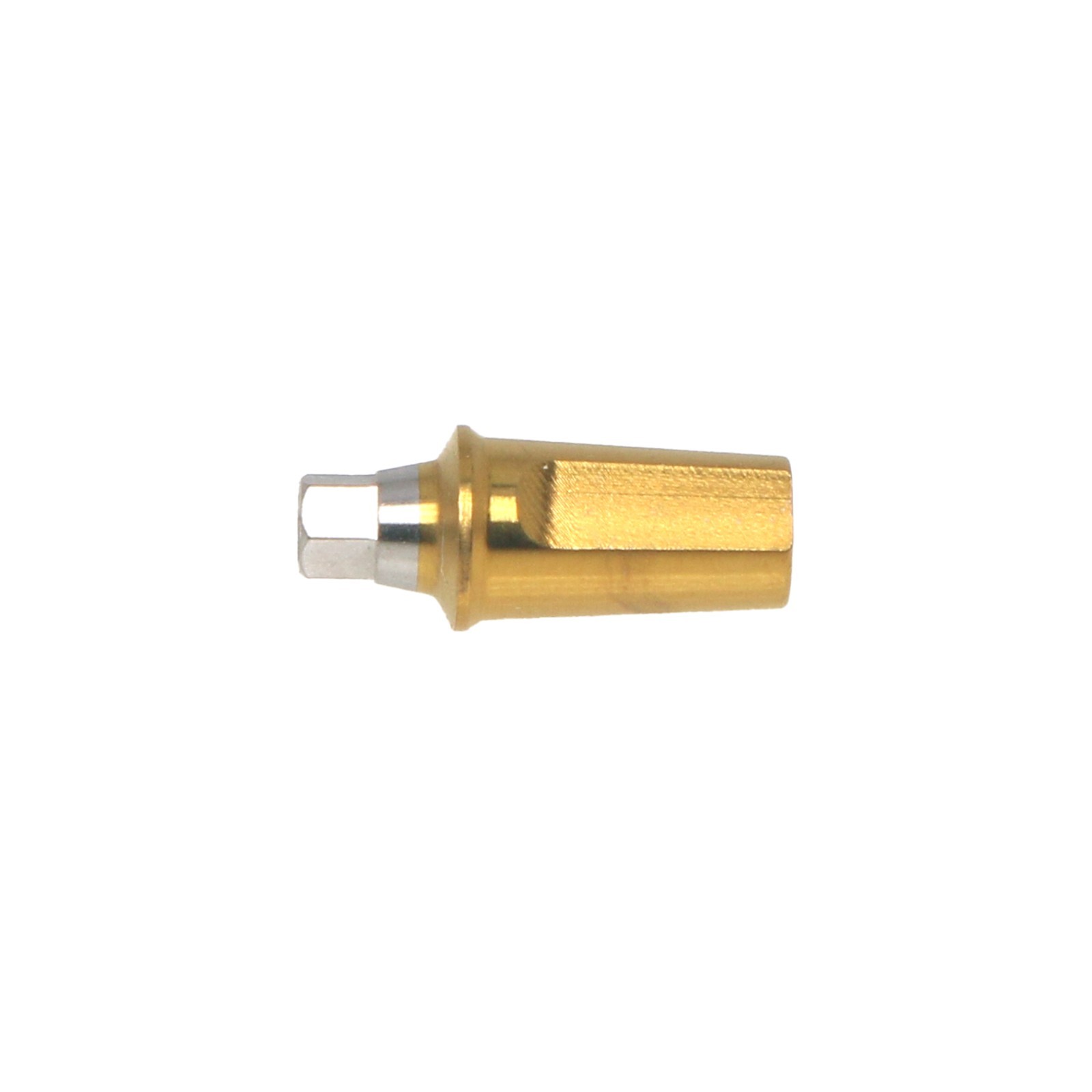 Straight Abutment Fit Osstem Hiossen ET Mini Regular Hex Implant Cement Retained