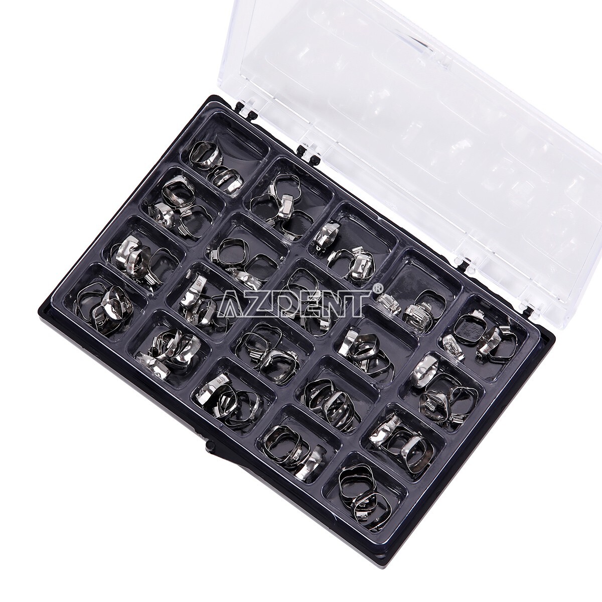 AZDENT Dental Ortho Metal Buccal Tube Bondable Roth MBT 1st 2nd Molar Non-conv