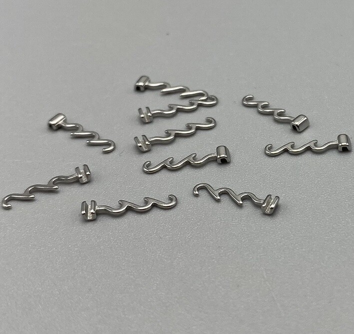 10Pcs/Bag Dental Orthodontic Crimpable Hook Multi-function Long Left/Right S.S