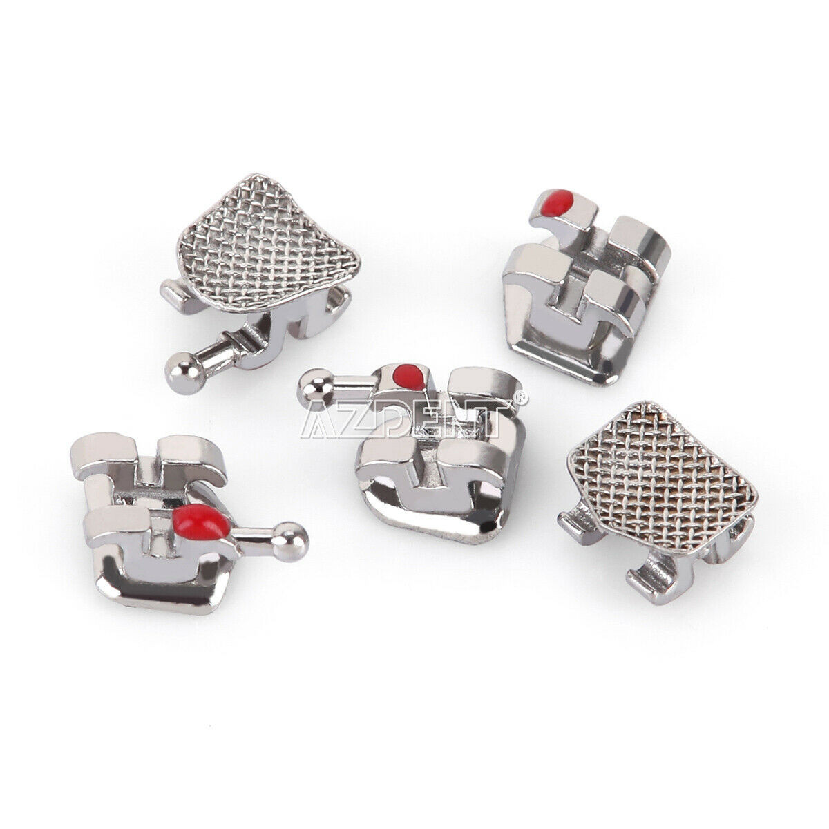 Dental Orthodontic Bracket Brace Mini Standard Roth/MBT.022/018 3-4-5/3 Hooks