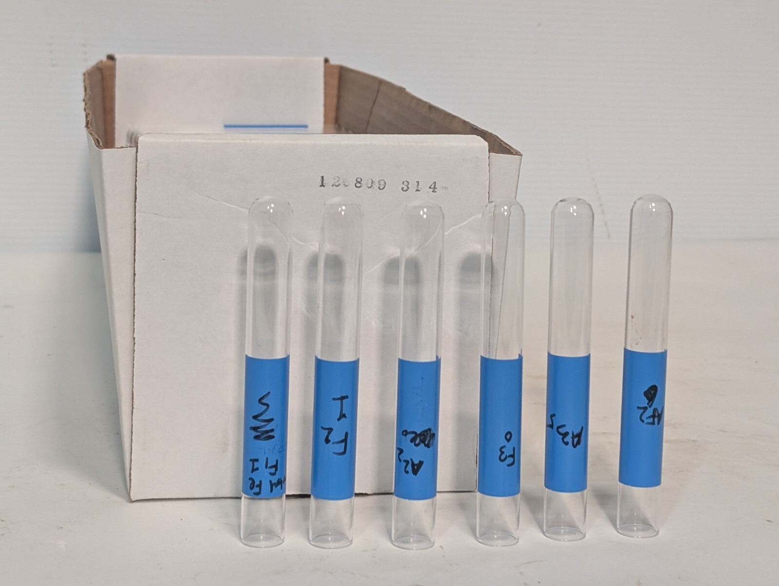 Qty. 179 Fisherbrand 14-957-18E – 16x125mm Lime Glass Disposable Culture Tubes