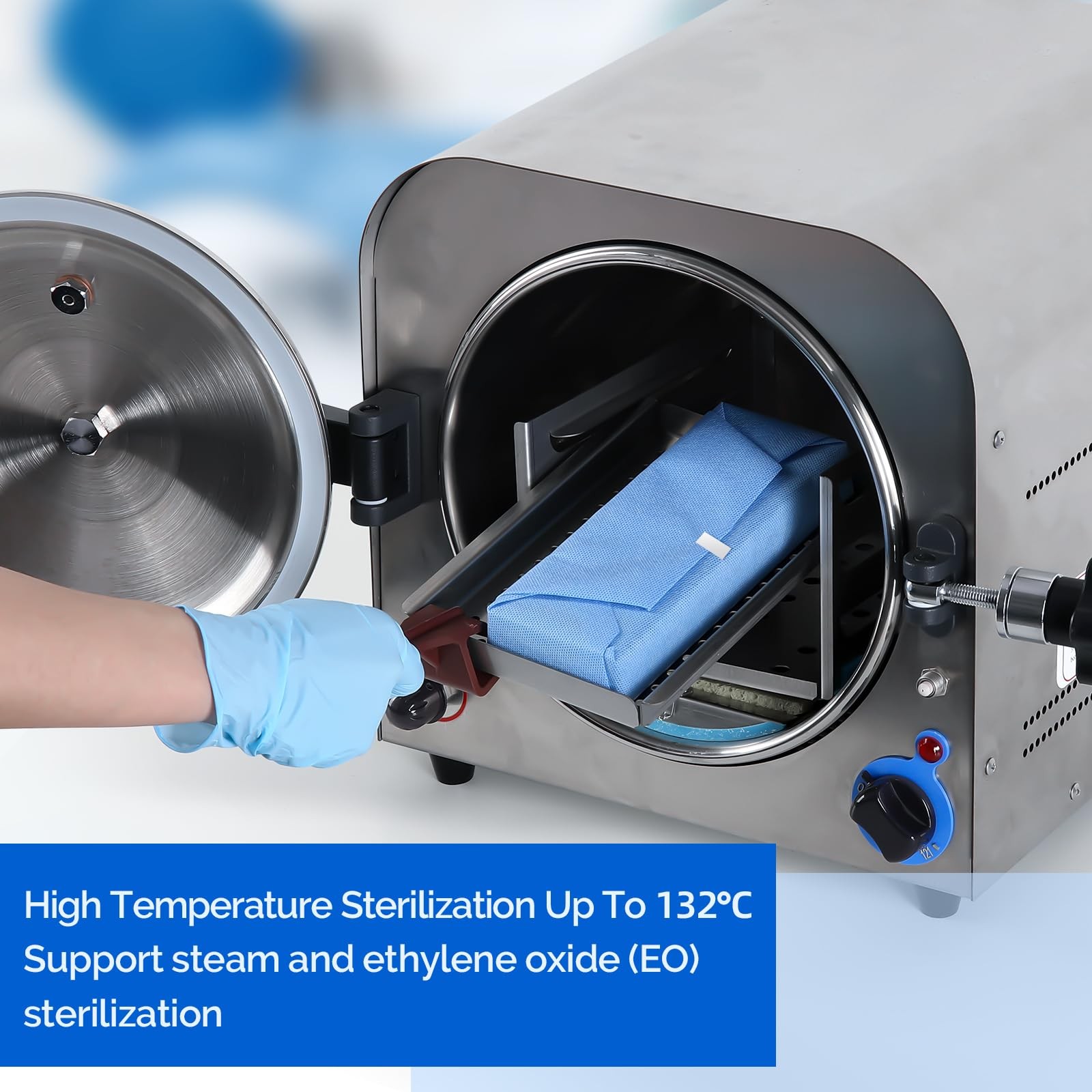 JMU 500pcs Autoclave Sterilization Wrap 24×24 SMMS EO Steam 60g Non-Woven