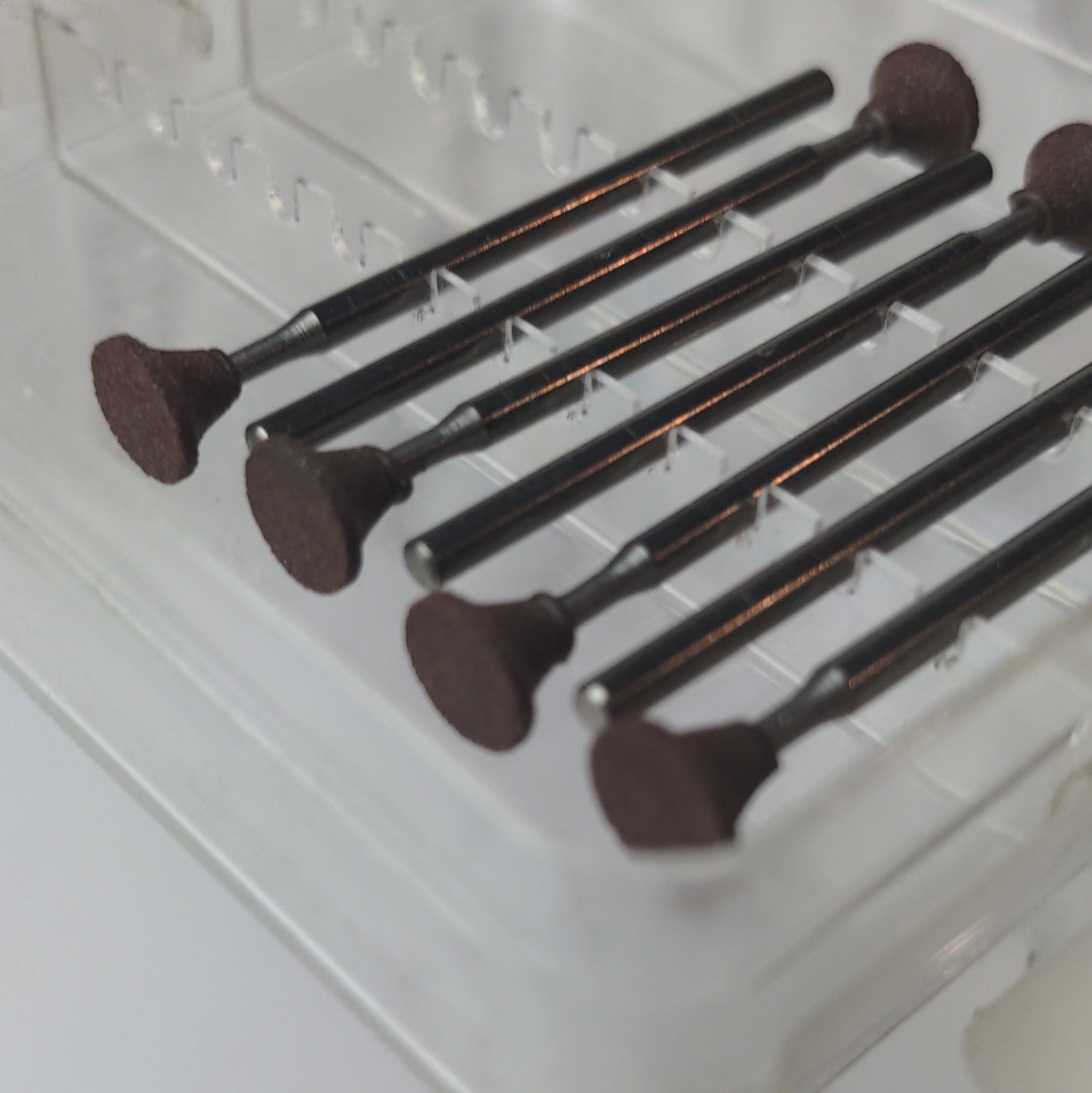 Metalor CERASIV Brown 2 Rubber Polishers HP Long Straight Shank (7 Pieces)