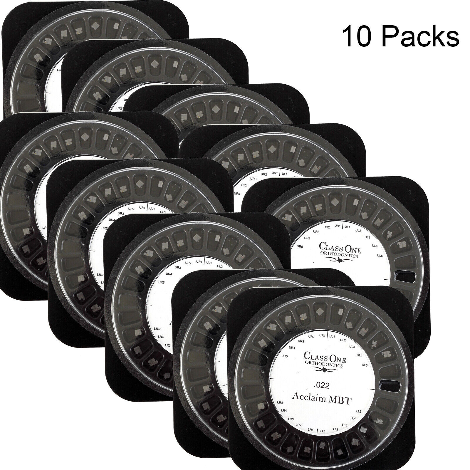 Dental Orthodontic Ceramic Bracket Mini Braces Roth/Edgewise With Hooks 0.022