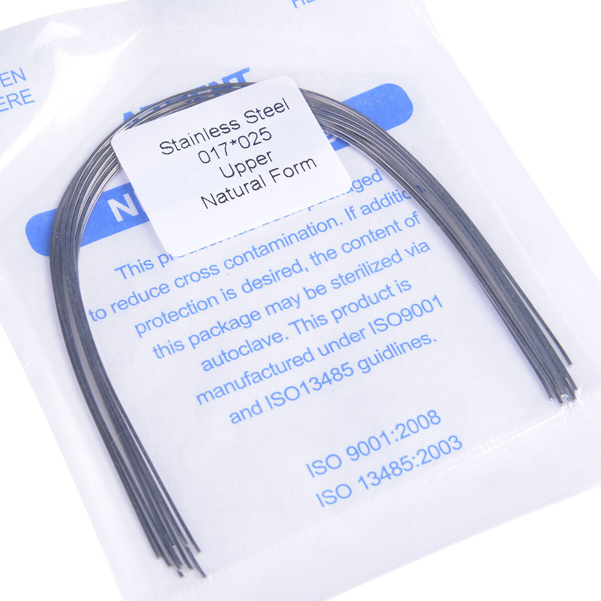 AZDENT Dental Orthodontic Rectangular Arch Wire Nature/Oval Form Stainless Steel