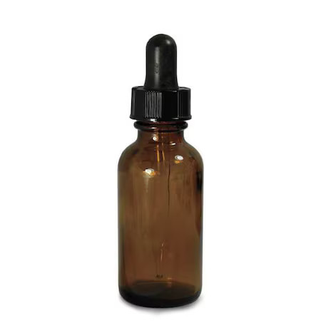 Zoro Select Glc-05727 Dropper Bottle, 120Ml/4Oz, Glass, Ambr, Pk24, Glc-05727