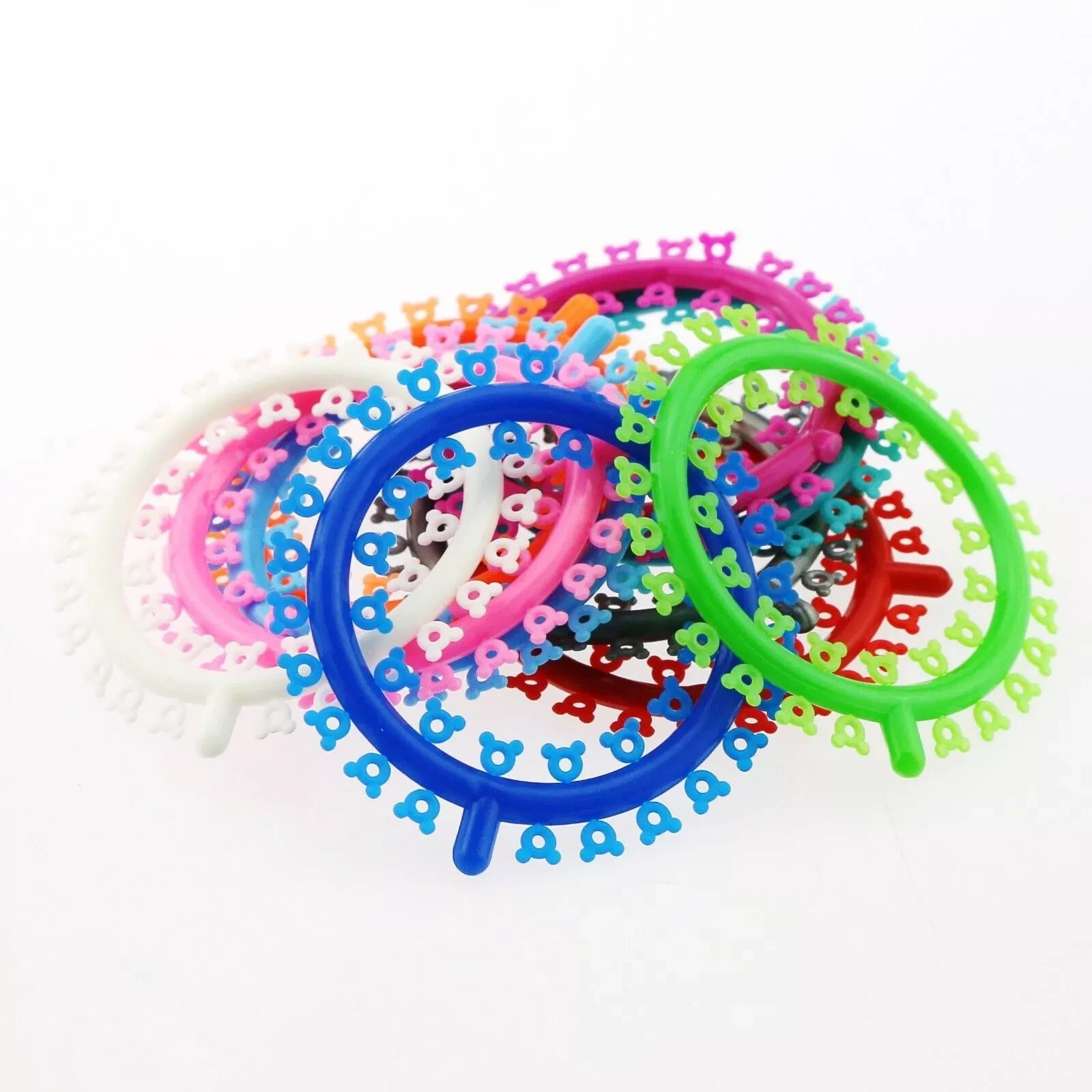 1000 Pcs Orthodontic Dental Multi-Colored Cartoon Elastic Rubber Ligature Tie