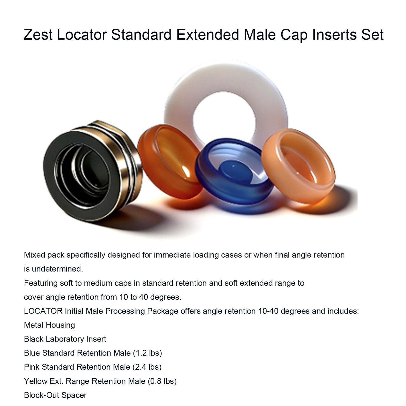 Zest Locator Legacy Classic Anchors for Zimmer TSV 3.5mm Internal Hex Platform