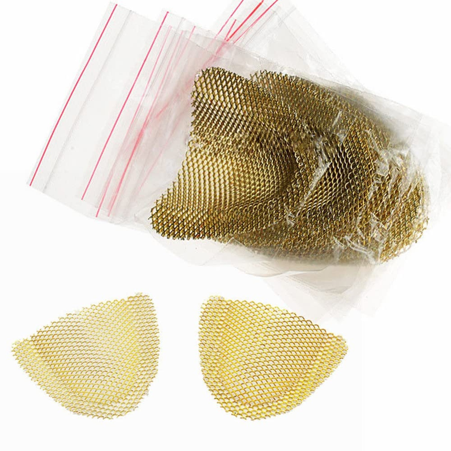 20 pcs Golden Metal Palatal Reinforcement Mesh For Acrylic Partial Denture Up…
