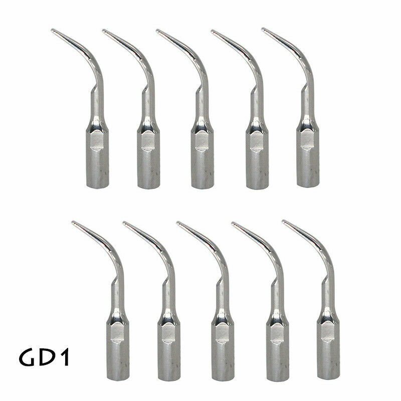 10×Dental Instrumets Scaler Scaling Tips GD1 Fit SATELEC/DTE Scacaler 5PC/PACK