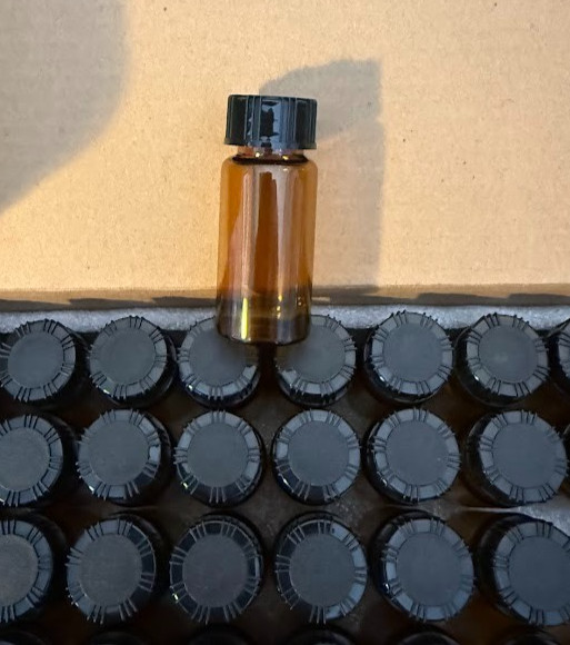10 Ml Liquid Sampling Sample Glass Bottles Vials 0.3 Oz Screw Cap Brown Bottles
