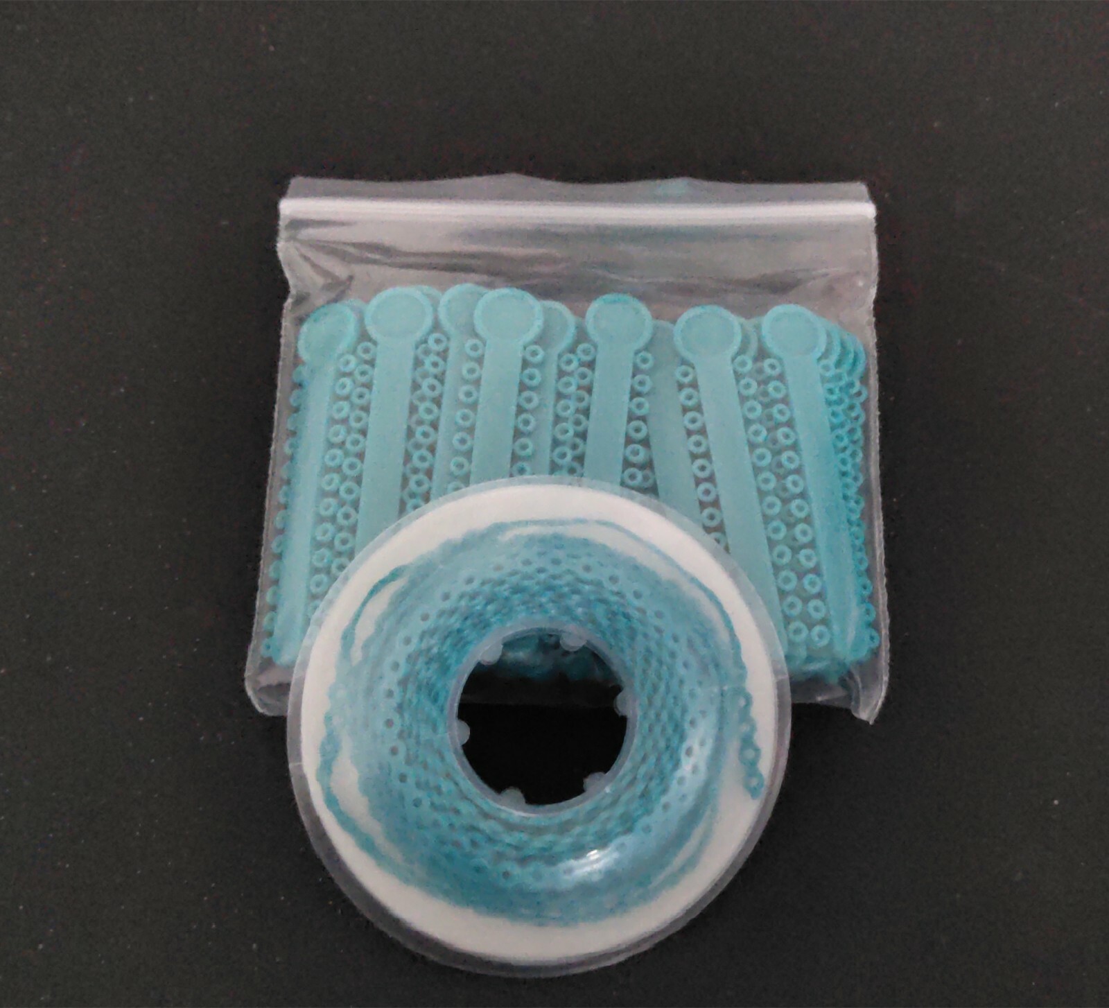 1 Pack Teal Ligature Tie 1008Pcs/Pack 1 Pack Ultra Power Chain 15 Feet Short