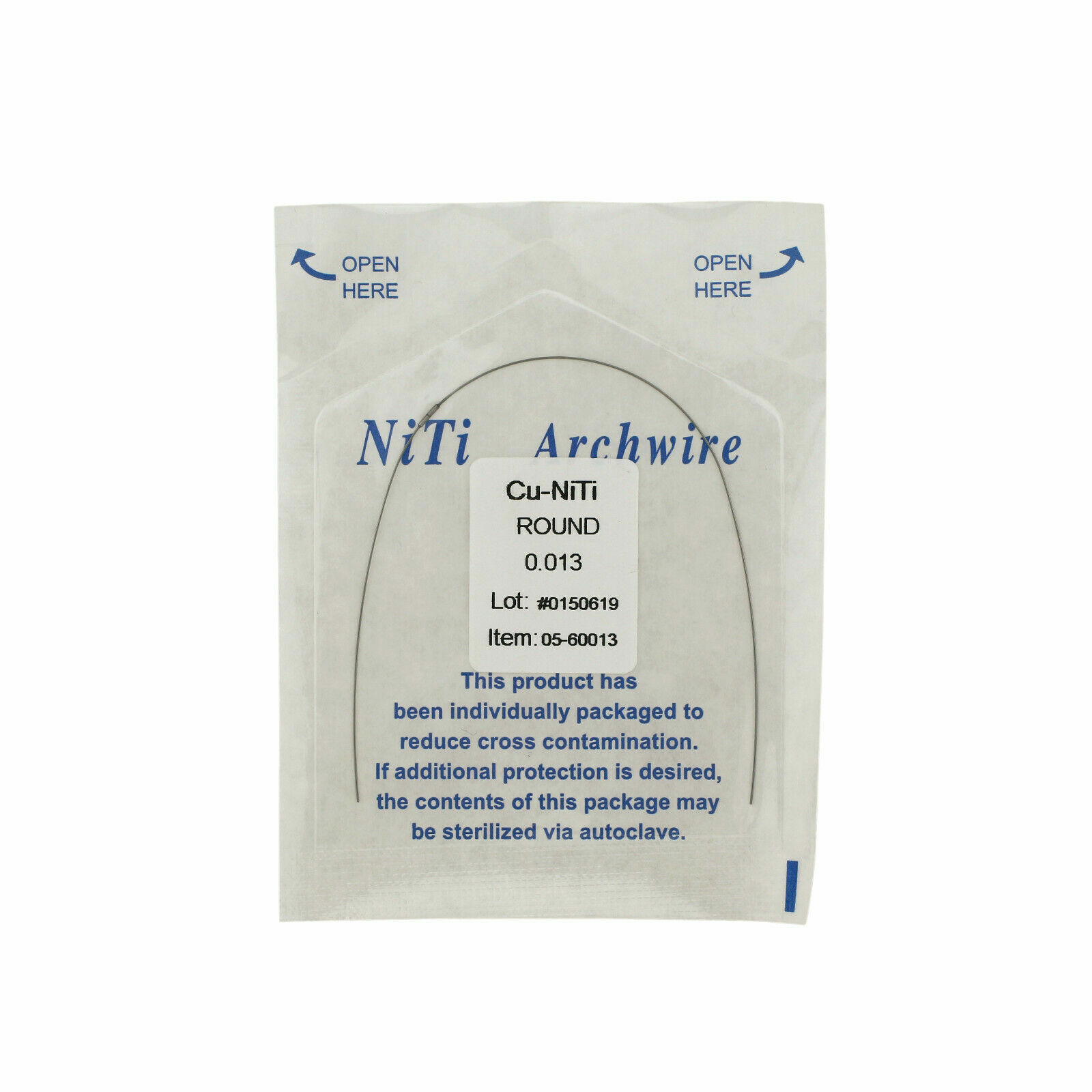Dental Orthodontic Copper Cu-Niti Wire Arch Wires Rectangular Round Damon Brace